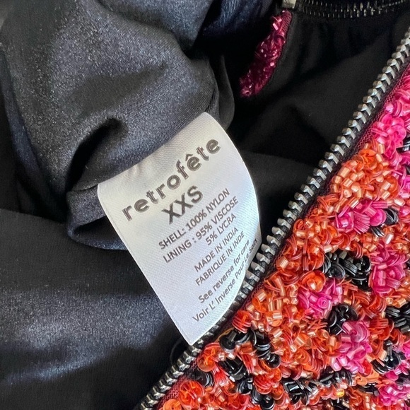 RETROFETE Xi Sequined Top: Ombré Noise - Picture 11 of 12